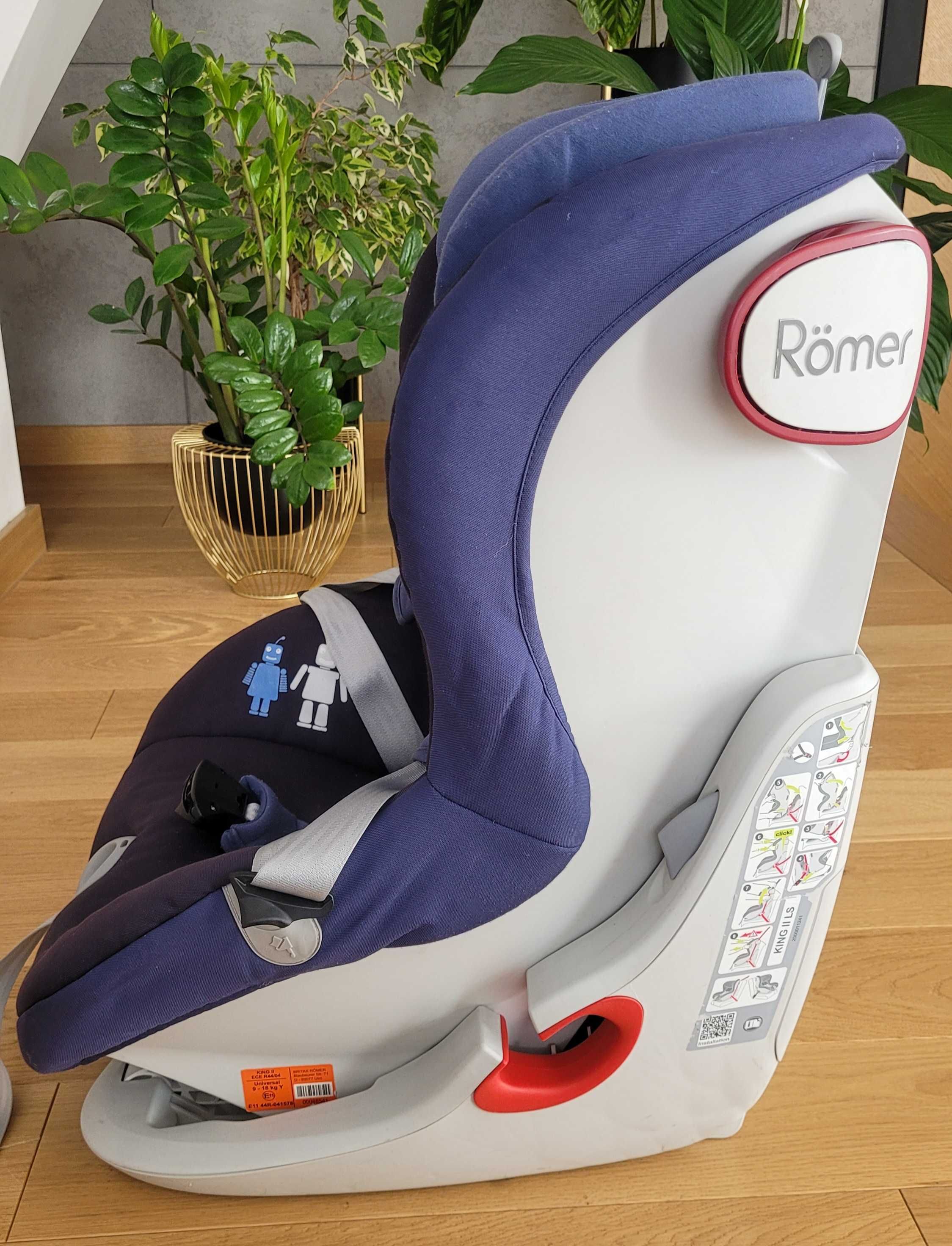 fotelik samochodowy Romer Britax King II LS  9-18kg  + 2 GRATISY