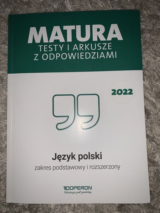 Język polski, arkusze i testy maturalne