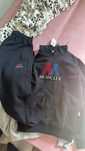 Czarny dres męski Moncler Oryginalny