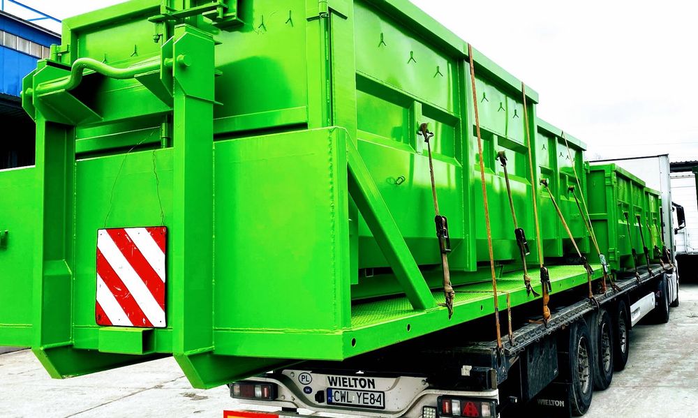 Platforma hakowa kontener KP laweta pomoc drogowa