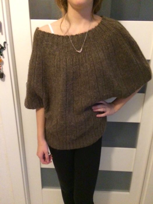 Sweter Zara rozmiar M, akryl, alpaka, wełna