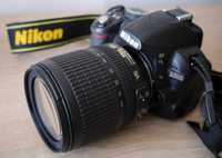 Lustrzanka Nikon D3100 z ob. 18-105 super stan