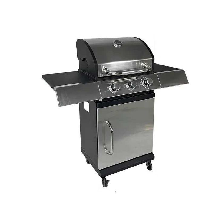 Grill gazowy QL-09 / Duży ruszt / Stal nierdzewna / Kółka / PROMOCJA