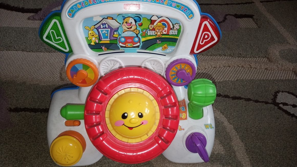 Interaktywna kierownica Fisher Price