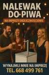 Rollbar, Nalewak do piwa, piwo lane, wynajem - imprezy