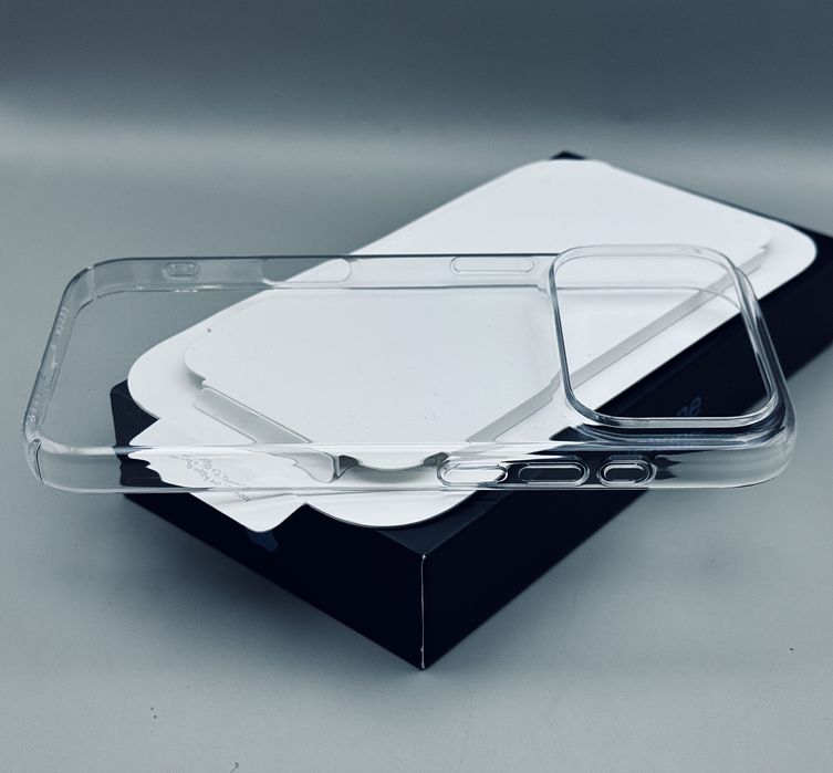 Ультратонкий чехол IPhone 17 Pro Max, от 17 Pro до 15 Pro, не желтеет