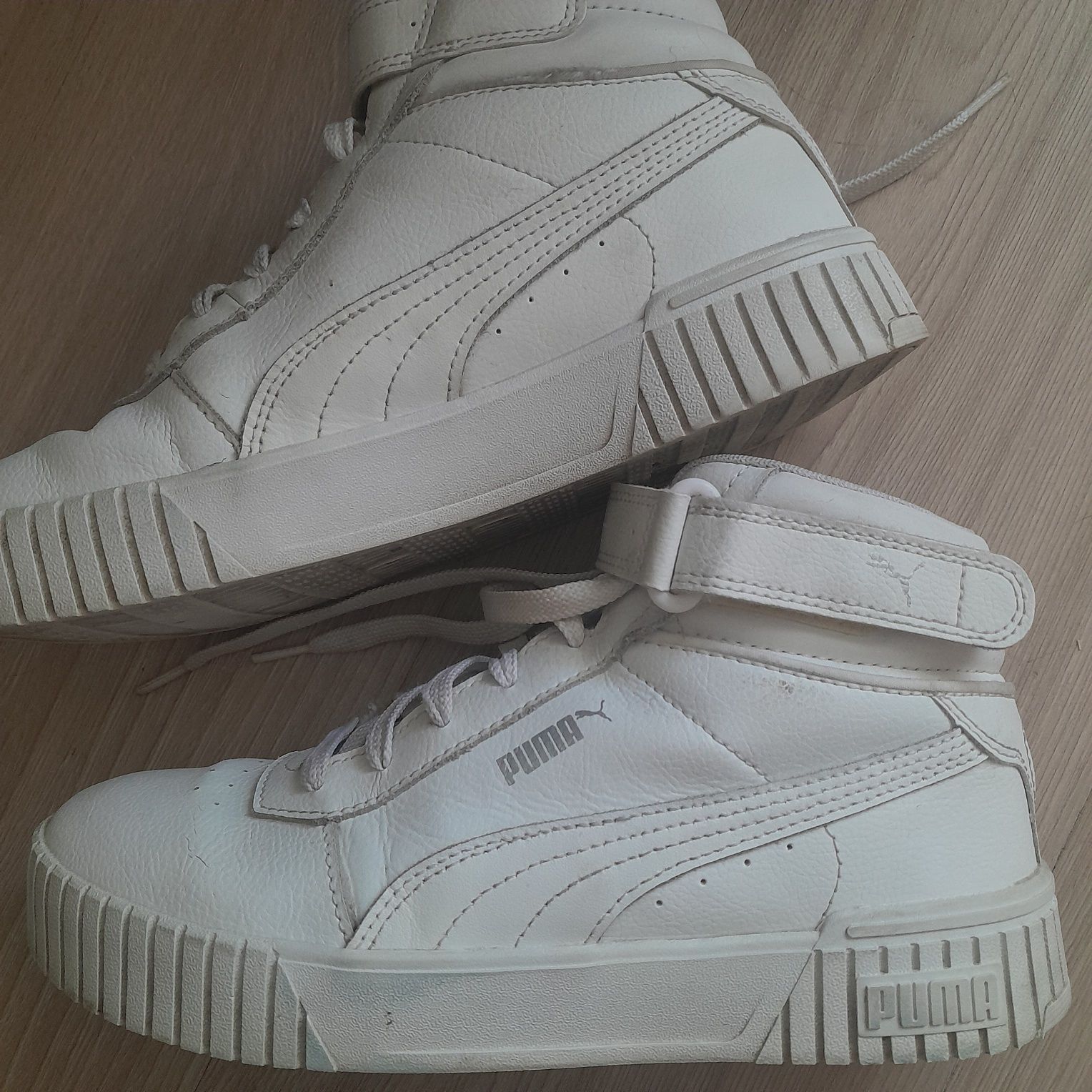 Buty puma adidasy wysokie 39 białe