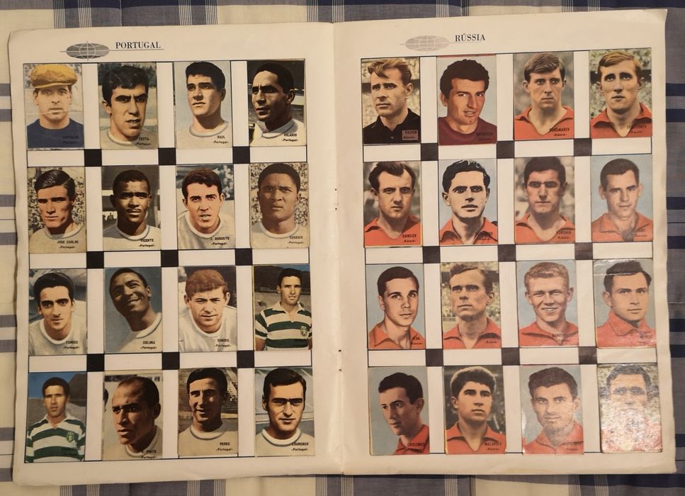 Caderneta Mundial Futebol 1966