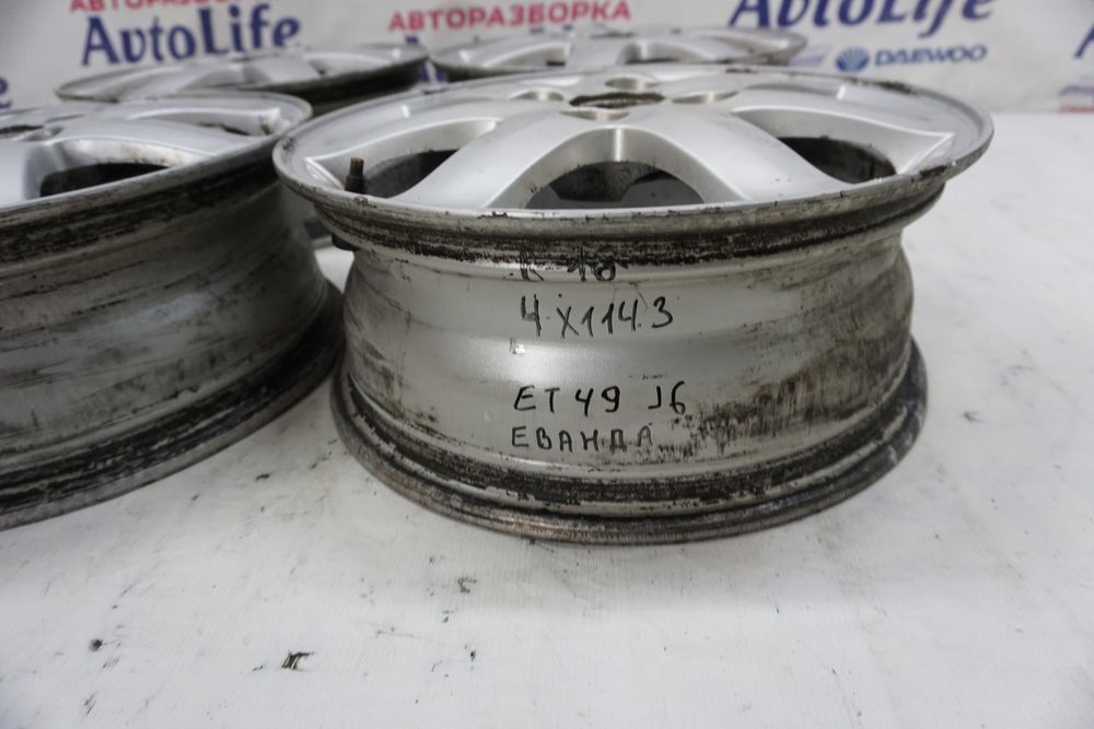 Диски R16 4*114.3 ЕТ49 Chevrolet Evanda\Шевроле Еванда