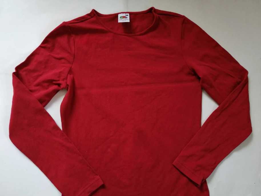 FRUIT OF THE LOOM bluzka czerwona S