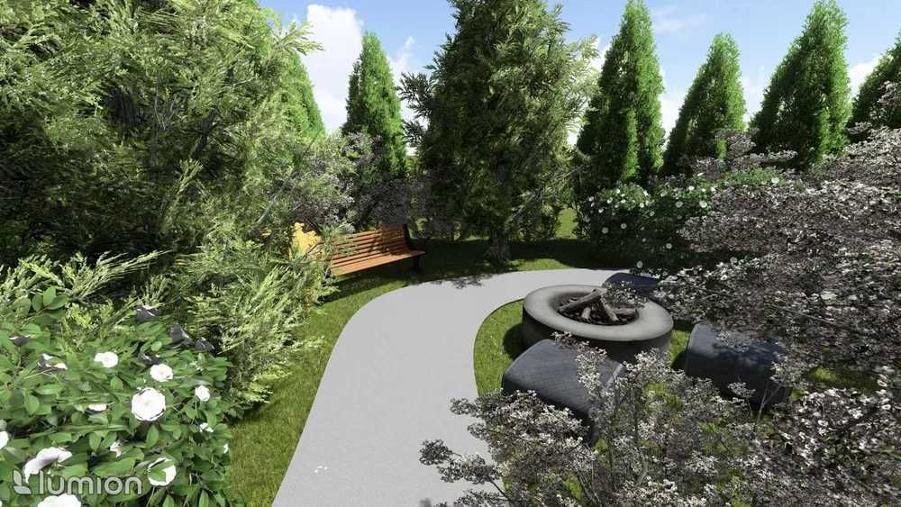 projektowanie ogrodów, wizualizacje ogrodow