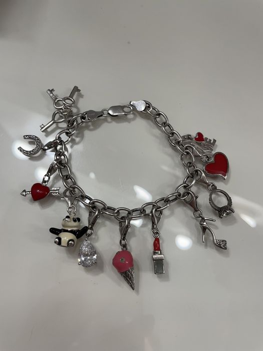 Apart bransoletka srebro z charmsami
