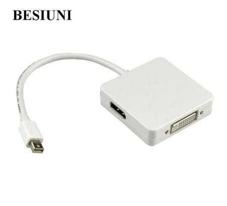 Адаптер Переходник mini DP Display Port (Thunderbolt) - HDMI,DVI, VGA,