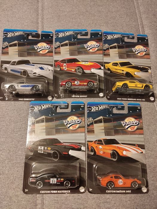 Hot Wheels Vintage zestaw 5 aut