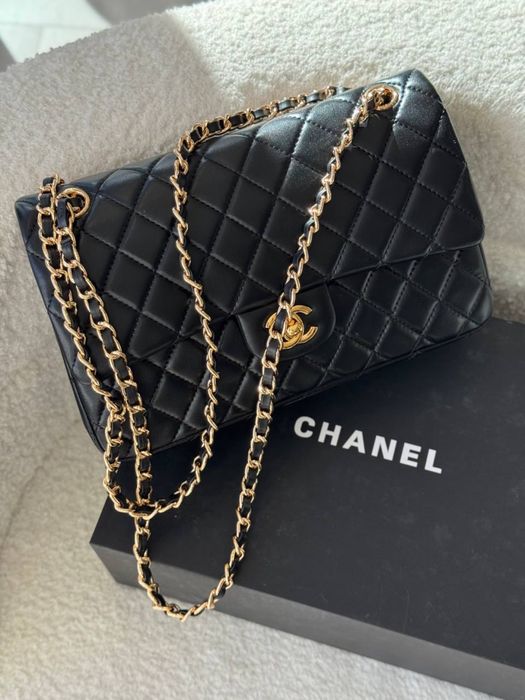 Сумка Chanel lux в коробці чорний колір