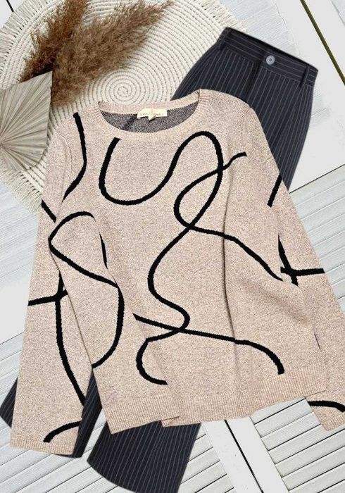 Теплый свитер в принт Seasalt Cornwall шерсть, р. L/XL