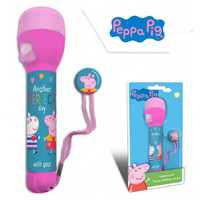 latarka świnka peppa peppa pig led 17cm