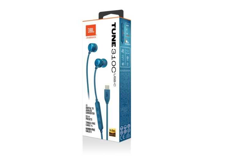 Навушники JBL Tune 310C USB-C  Black/Blue/White/Red(нові,гарантія 12м)