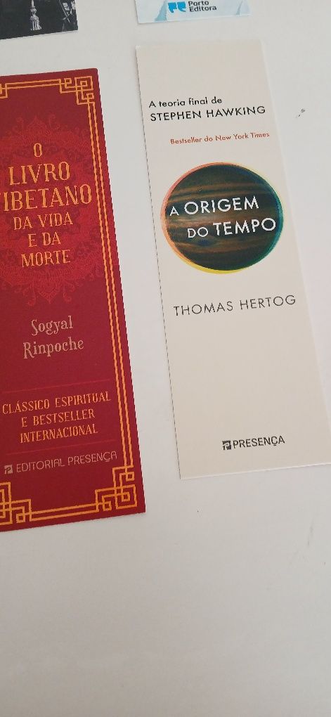Marcadores de livros, novos