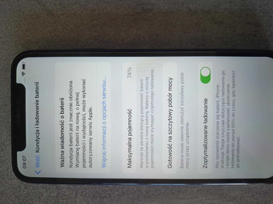 Iphone X - stan na zdjęciach