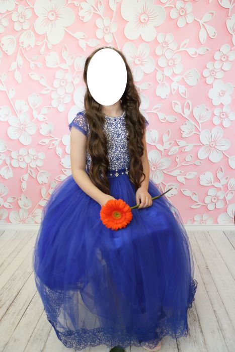 Сукня нарядна для дівчинки, святкова, плаття на випускний на 8-9 років