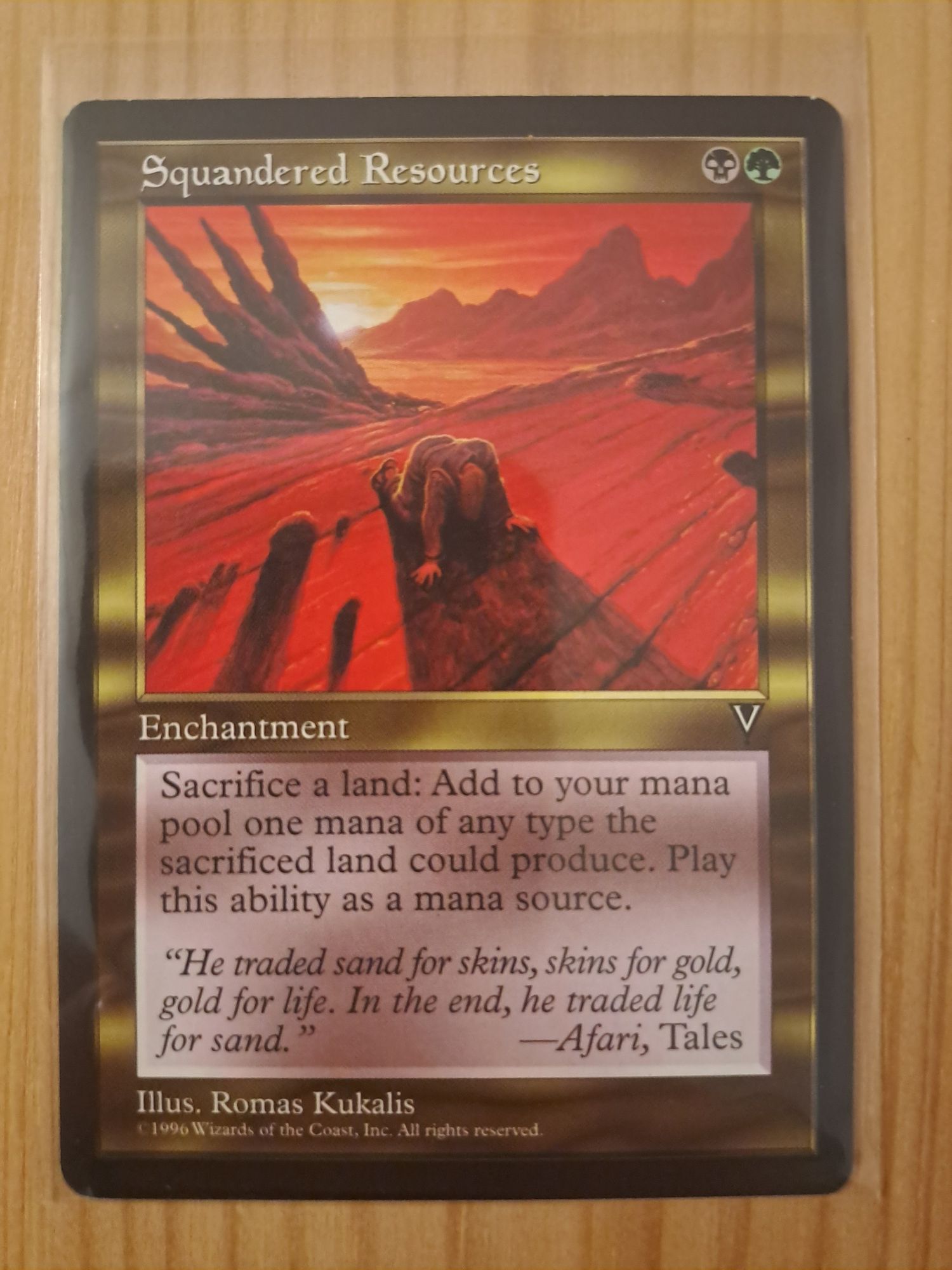Squandered Resources [Mtg Visions]
Visions