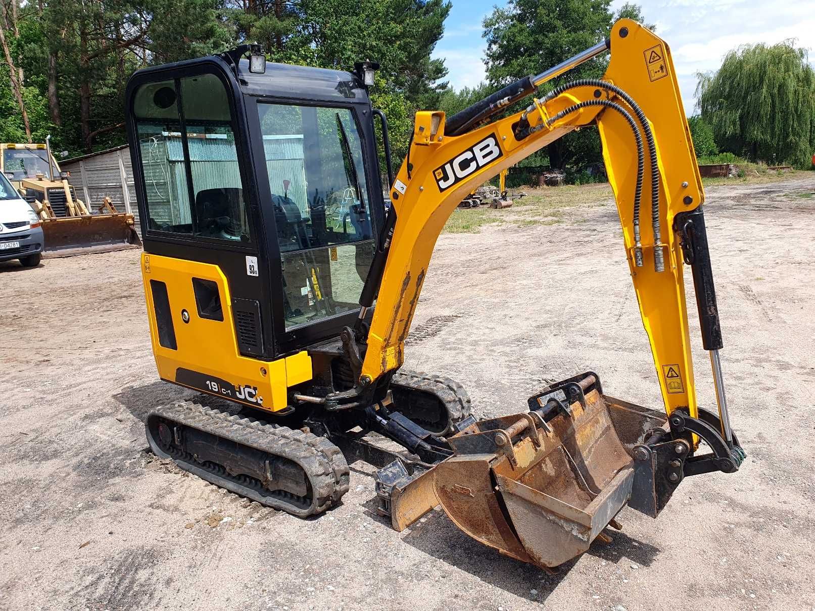 minikoparka 2t JCB 19C-1 PRO, rok 2022, 850mth, jak 8018, cat 301.7