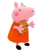 Плюшевая игрушка Свинка Пеппа 25 см Peppa из семьи Пеппа Розовая