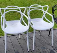 Krzesła kot plastikowe ogrodowe design