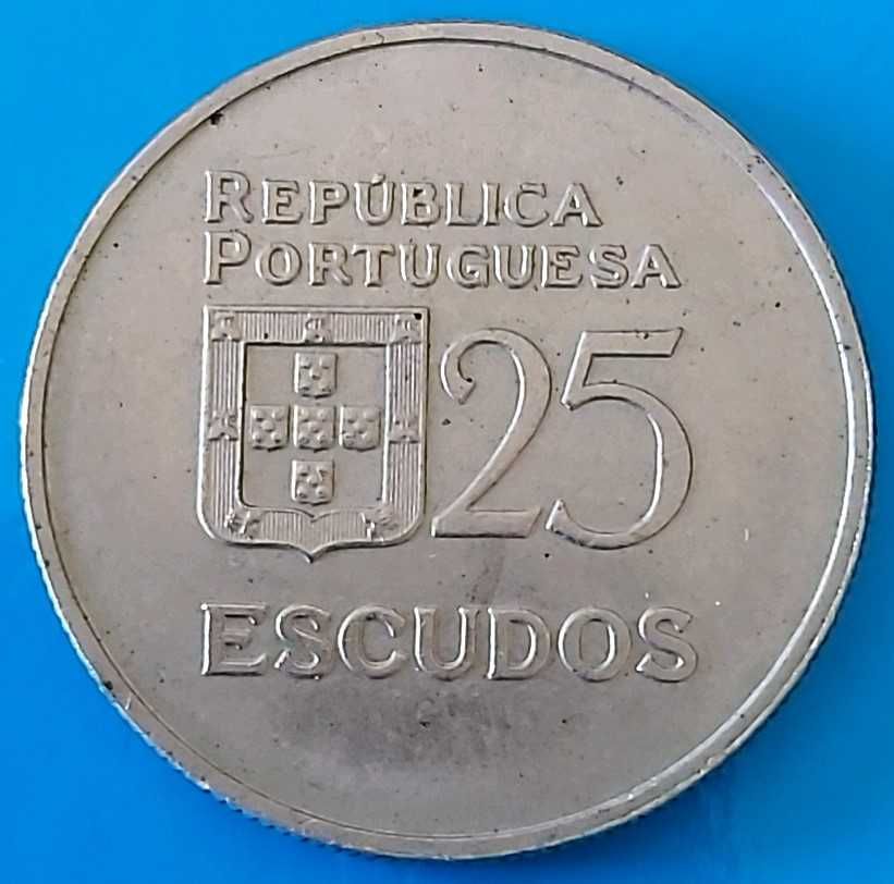 25$00 de 1980 Republica Portuguesa, Liberdade  Democracia