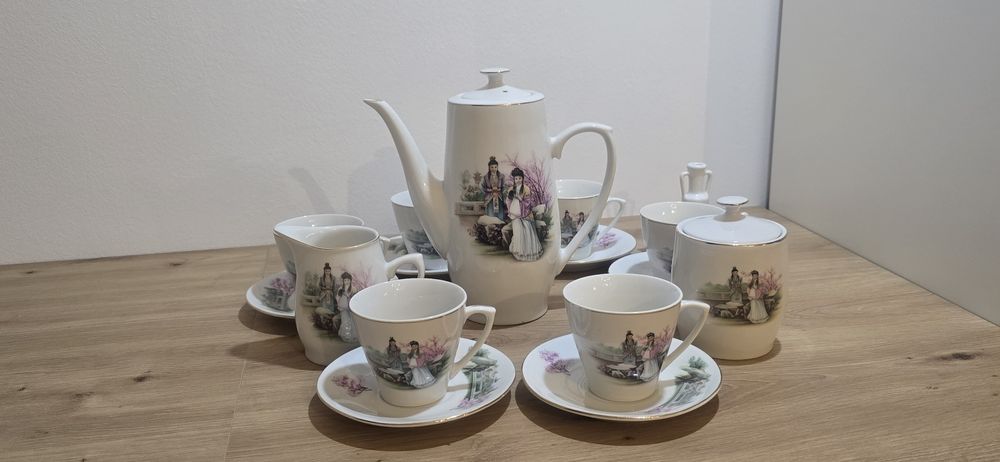 Serwis do herbaty/kawy - porcelana chińska