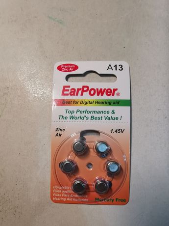 Pilhas A13 (aparelhos auditivos)