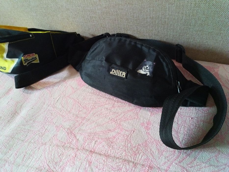 Гаманці тканинні і шкіряний