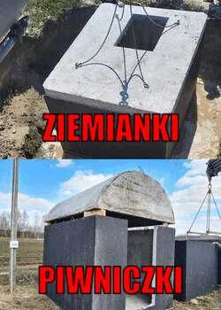 Piwnica / ziemianka Szamba/zbiorniki betonowe 12m3