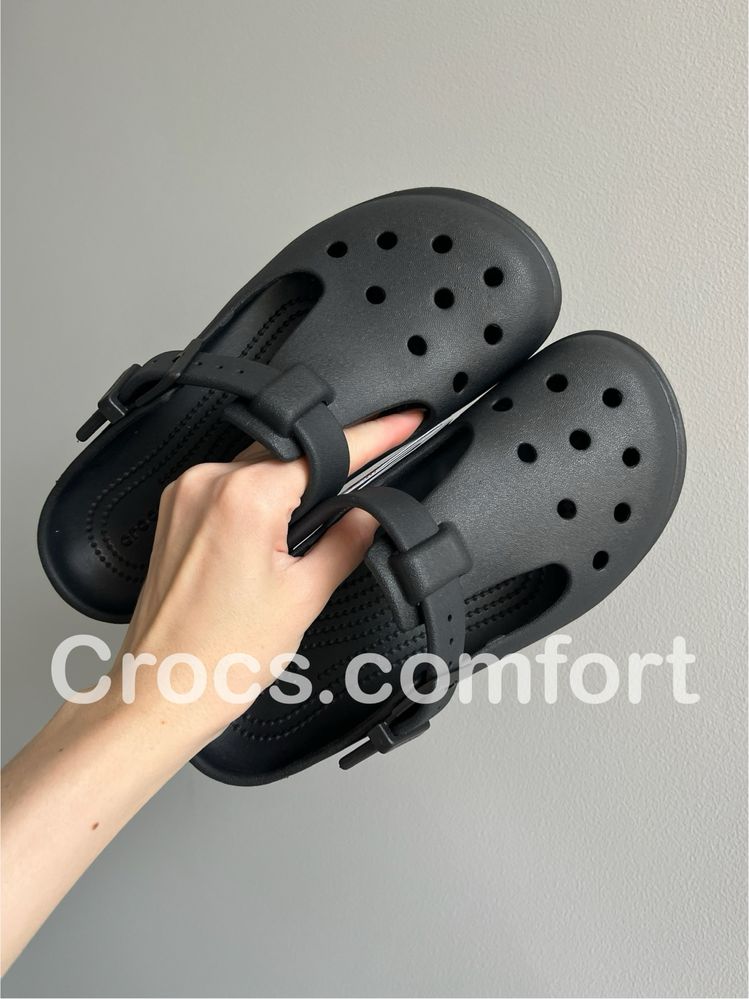 Крокси crocs Mary Jane Black