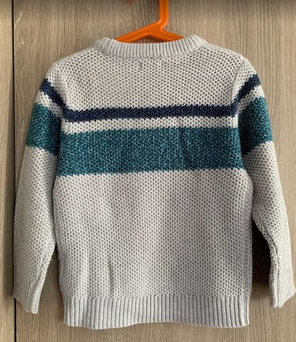 Ciepły sweter, sweterek, unisex, dziewczynka, chłopczyk, rozmiar 128