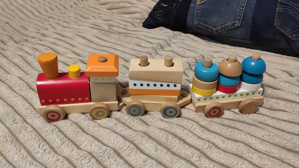 Дерев'яний потяг/ранній розвиток/ Монтесорі