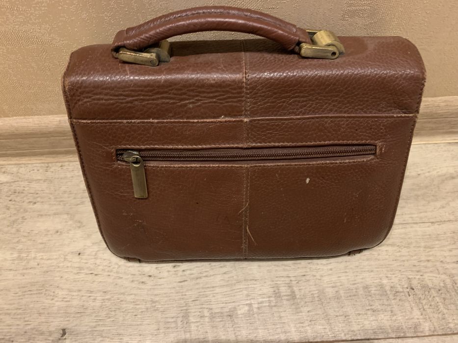 Барсетка натуральна кожа