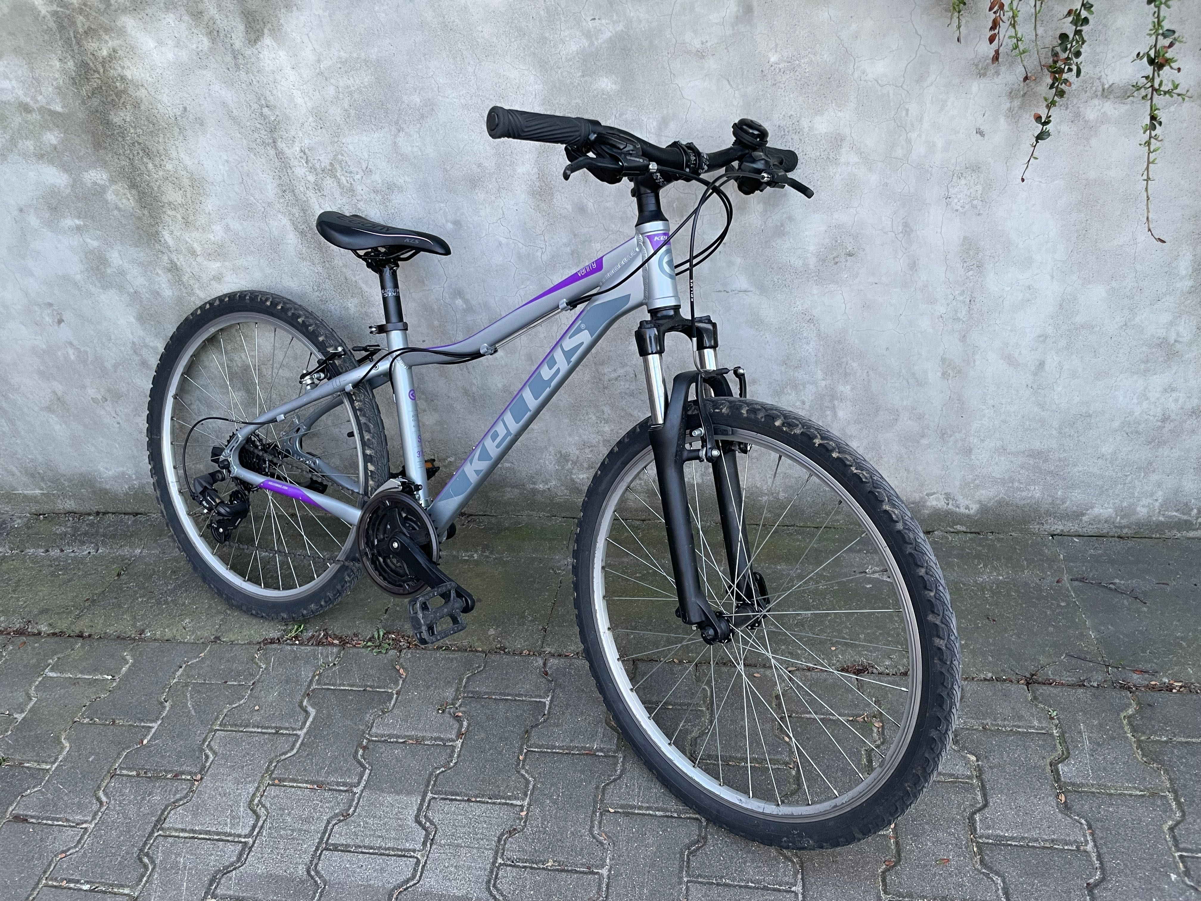 Rower MTB Kellys Vanity 10, szary, koła 26 cali, rama S - JAK NOWY !