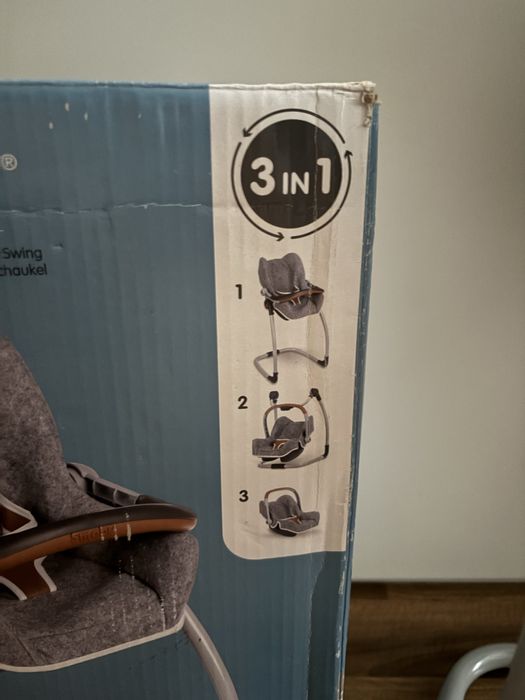 Krzesełko do karmienia huśtwaka bujaczek nosidelko dla lalki maxi cosi