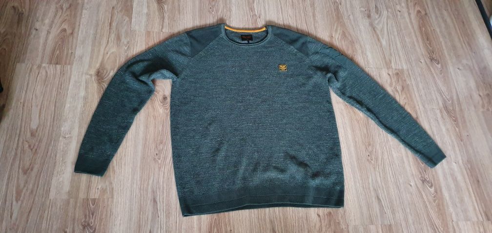 Sweterek PME LEGEND ciemnozielony rozmiar 3XL stan bardzo dobry