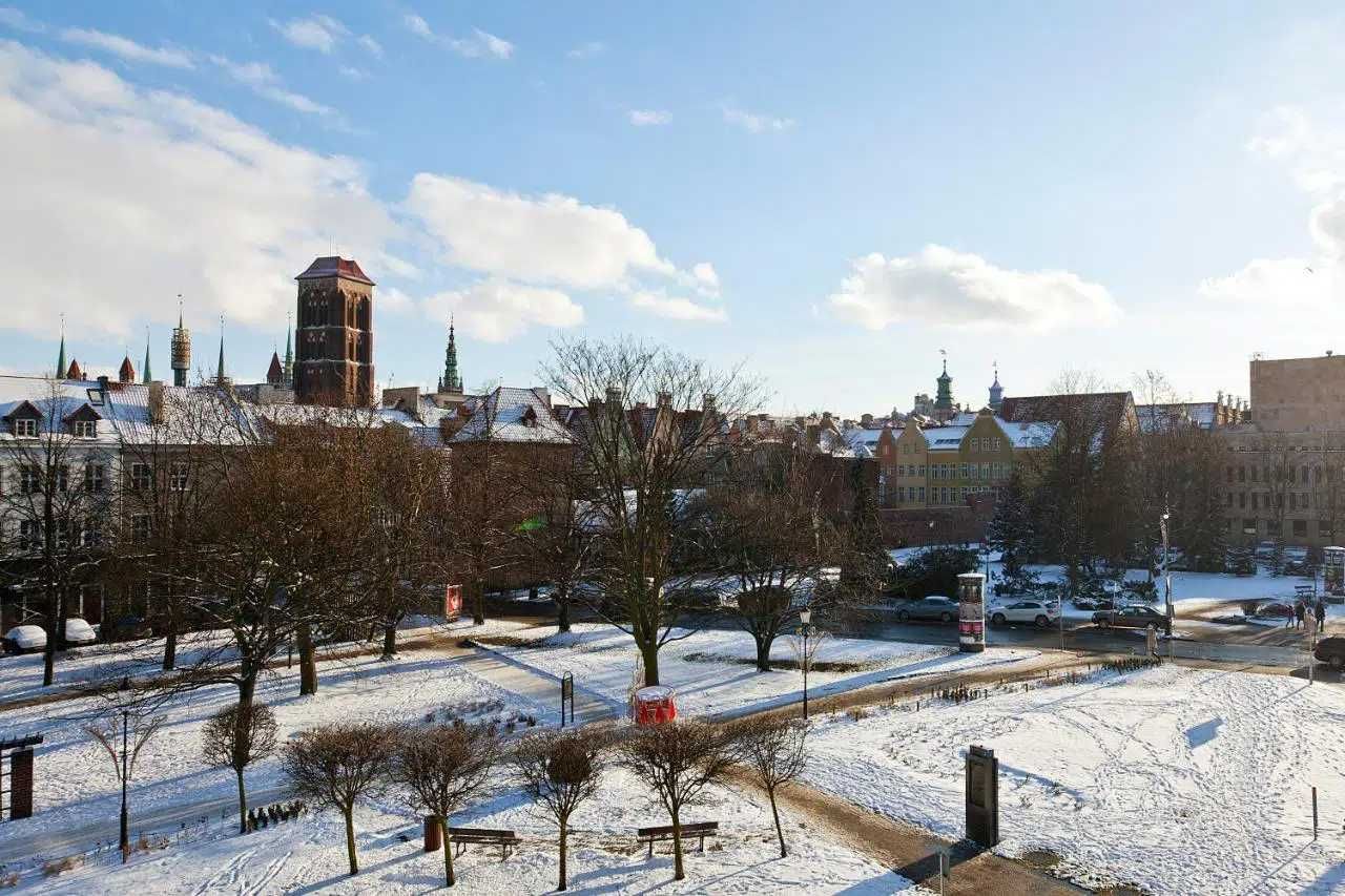 studio z widokiem na Główne miasto i balkone