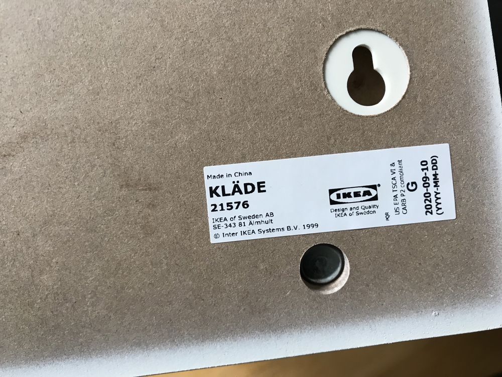 Wieszak ikea klade