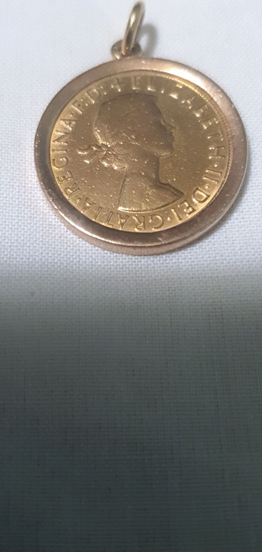 Libra em ouro Elisabeth II 1958