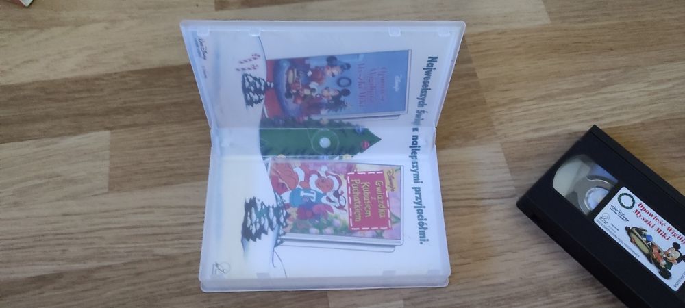 Kaseta VHS, bajka, Opowieść Wigilijna Myszki Miki, Walt Disney