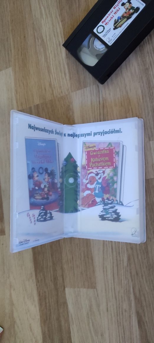 Kaseta VHS, bajka, Opowieść Wigilijna Myszki Miki, Walt Disney