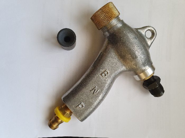 Pistolet do piaskowania BNP CLEMCO dysza fi 8 z węglika boru
