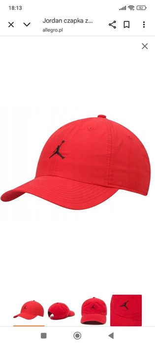 Czapka z daszkiem Jordan