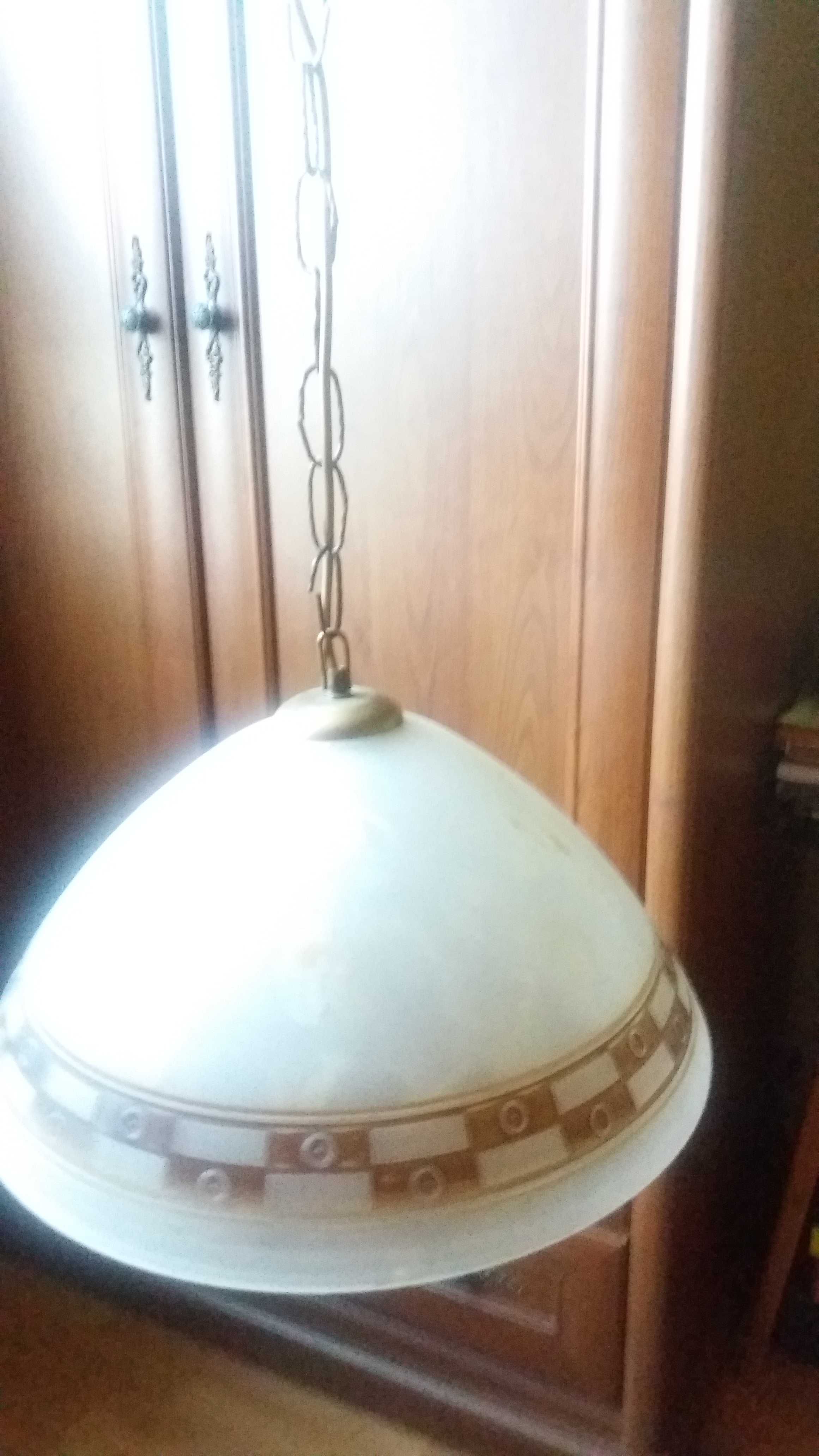 Lampa sufitowa z abażurem