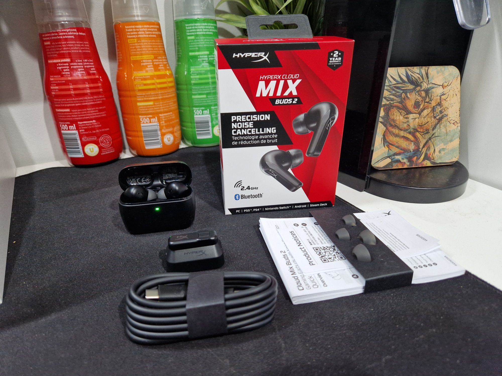HyperX Cloud MIX Buds 2 - świetne słuchawki TWS z ANC dla graczy